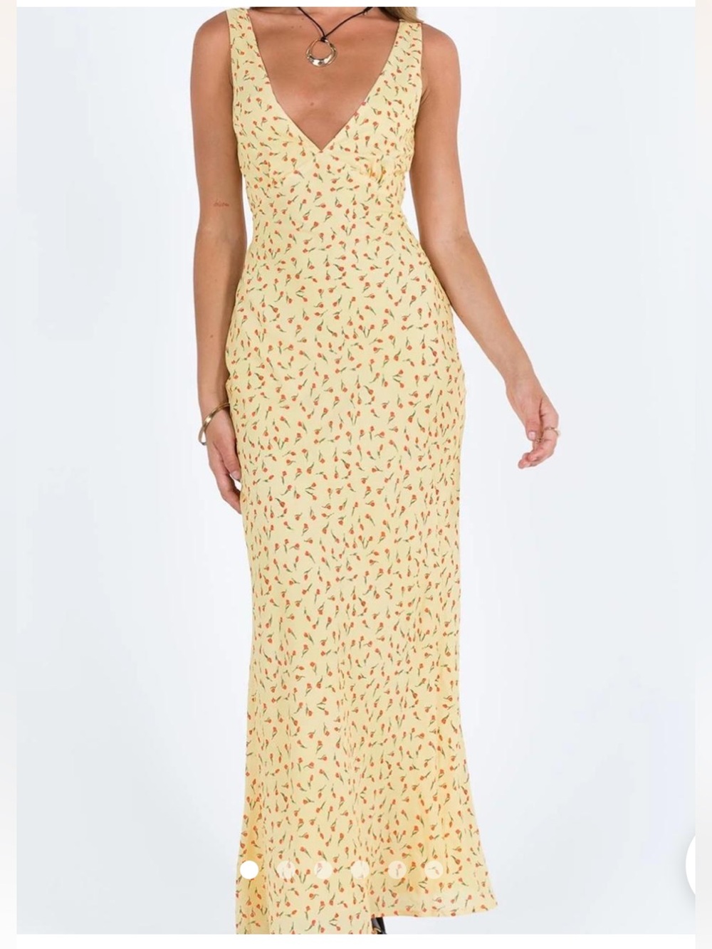 Princess Polly Nellie Yellow Dress NWT